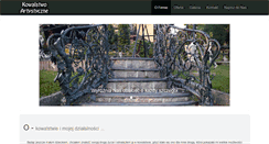 Desktop Screenshot of kowalstwoartystyczne.com
